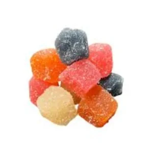 50mg Delta-8 Gummies, potent cannabis edibles designed for relaxation and mood enhancement, displayed without distractions.