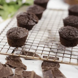 Andy’s THC Brownie Bites, rich chocolatey treats infused with premium THC, in bite-sized portions.