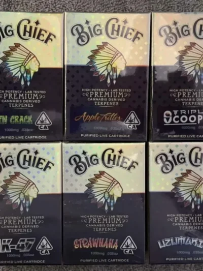 Buy Big Chief Cartridge online – premium THC oil vape cartridge with bold flavors
