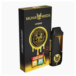 Muha Meds Cali Gas OG 2 gram disposable vape pen with packaging